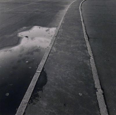 Alan Cohen, (Berlin Wall) from the series NOW, 1992. Gelatin silver print, 16 x 16". Gift of Sharon Cohen, 2003. WU 2003.0019.